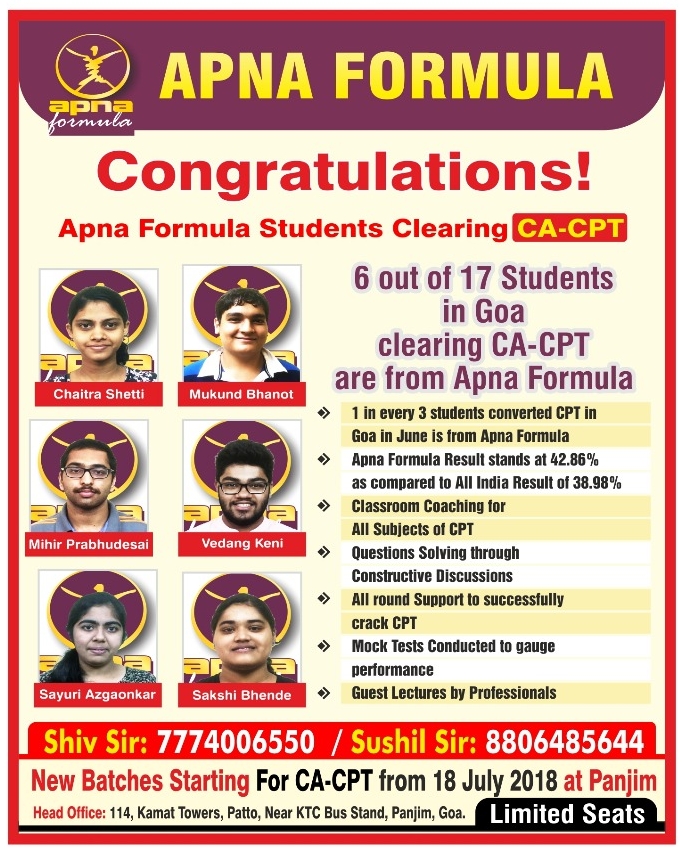 Apna Formula CA-CPT Achievers